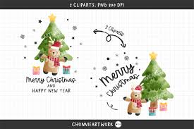 Download Watercolor Reindeer With Santa Hat Png Graphic By Chonnieartwork Creative Fabrica SVG Cut Files