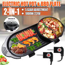 Grilled bacon and mushroom rolled. Buy 2 In 1 Electric Barbecue Pan Grill Teppanyaki Shabu Fry Bbq Oven Hot Pot Kitchen At Affordable Prices Price 104 Usd Free Shipping Real Reviews With Photos Joom