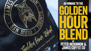 An Homage To The Golden Hour Blend Coffee By Peter Mckinnon James Coffee Co Blended Coffee Homage Coffee