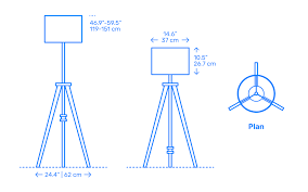 It has a simple oversized metal shape with an industrious look and the three lamp sets can support different activities in a room. Ikea Lauters Floor Lamp Dimensions Drawings Dimensions Com