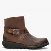Get designer items at a discounted price. Fly London Sake Tan Camel Leather Ankle Boots