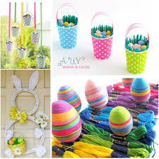 Pascua 2021, 2022 y más. Decoracion Con Lazos E Hilos Para Pascua Diy Felices Pascuas Personalizacion De Camisetas Pinterest Manualidades Manualidades