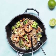 Konjak Asia Nudelpfanne Mit Garnelen Rezept Nudelpfanne Rezepte Mit Garnelen Garnelen