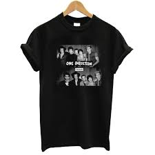 One is the white lettering 1d on a red tag, with two bold lines on the top and the bottom of letters. One Direction 1d Four Logo T Shirt