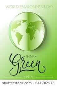 World Environment Day Poster With Modern Lettering Eco Friendly Vector Illustration With R World Environment Day Posters Environment Day World Environment Day
