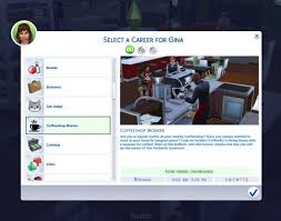 This new version vastly expands the original experience into a whole new mode of gameplay. Mod The Sims Coffeeshop Worker Career By Satira Sims 4 Downloads Sims 4 Jobs Sims 4 Sims 4 Gameplay