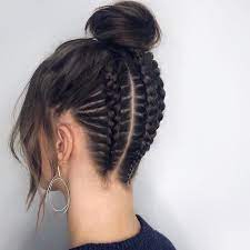 This half up half down french braid is neat and simple. 30 Stylish Braids For Short Hair To Try In 2021