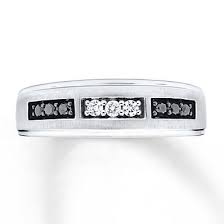 Men S Wedding Band 1 4 Ct Tw Diamonds 10k White Gold Mens Wedding Bands Mens Diamond Wedding Bands Diamond Wedding Bands