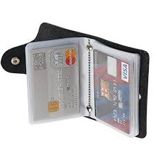 Weiches Leder Kreditkarte Halter Wallet Pocket Id Business Card Case Geldborse Schwarz Schwarz Hochformat Kartenetui Mit Praktischem Weiches Leder Leder Etui
