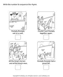 Shapes and colors worksheets for kindergarten. Sequencing Events Worksheets For Grade Story Humpty Dumpty Worksheet Turtle Diary Incredible Image Jaimie Bleck