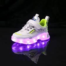 Spring Kids Sport Sneakers Boys Brand Lighting Shoes Children Led Chunky Sneakers Baby Girls Mesh Casual Sneakers Trainers New Sneakers Aliexpress