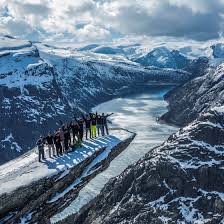 Take the flåm railway or loen skylift, go on a winter adventure in myrkdalen or on a guided hike to trolltunga! Winter Tour To Trolltunga Hiking With Guide Fjord Tours