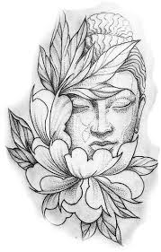 49 Ideas Tattoo Lotus Buddha Design Buddha Tattoo Buddha Tattoos Sketches