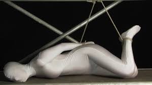 Deepthroat and Breathplay in Zentai Bondage
