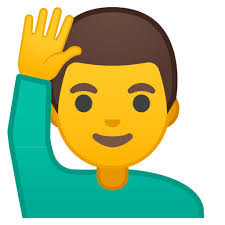 Resultado de imagen para emoji saludando