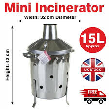 Comparing the best garden incinerators the best garden incinerator allows you to easily dispose of garden waste. 15l Mini Garden Galvanised Incinerator Small Fire Bin Burning Wood Paper Letter For Sale Online Ebay