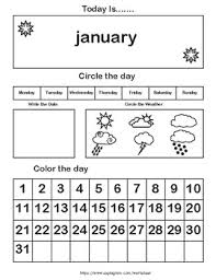 50+ free theme planning pages! Printable Calendar Months Worksheets Teachers Pay Teachers