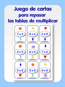 Materiales Familia Y Cole Tablas De Multiplicar Juegos Tablas De Multiplicar Juegos Para Multiplicar