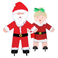 Next up, 125 activities to do with kids during the wintertime quarantine. 3d Wooden Santa Mrs Claus Christmas Cleverpatch Art Craft Supplies