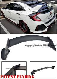 Amazon Com Type R Style Abs Plastic Rear Trunk Lid Wing Spoiler Lip For 16 Up Honda Civic 5dr Hatchback 2016 Honda Civic Hatchback Civic Hatchback Honda Civic