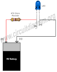 Simple Basic Led Circuit Electronics Basics Circuit Diagram Simple Electric Circuit