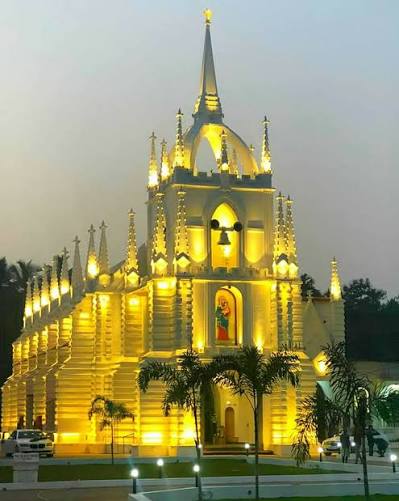 Mae De Deus Church in Saligao, North Goa