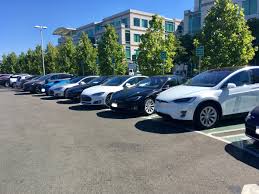 Apple Employees Sure Love Teslas Tesla Tesla Motors Chargers