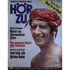 This august started with sunday (30. Horzu 32 7 Bis 13 August 1971 Rudi Carrell Heft