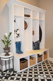Mudroom mudrooms are a drop off zone especially for a family creating a mudroom in your design is one of the best organizational tips of all time mudroom mudroom drop zone mudroom mudroom. Organized Black And White Mudroom Reveal Remington Avenue