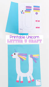 Printable Letter U Craft Unicorn Alphabet Letter Crafts Preschool Letter Crafts Letter U Crafts