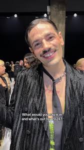 Glitter for 2024 ✨ We caught up with @LUCKY LOVE at the AW24 @Gucci Men’s  show in Milan 💫 #DazedFashionTV #TikTokFashion #MilanFashionWeek #Runway  #AW24Mens #Gucci #LuckyLove