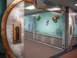Follow Me Deep Into The Tunnel Digital Wall Covering And Painted Murals For Kids Entrance To Play Kids Church Rooms Kids Church Decor Childrens Ministry Decor