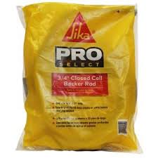 Sika 3 4 In Closed Cell Backer Rod 108130 The Home Depot Basement Waterproofing Diy Fast Setting Concrete Rod