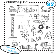 Construction Doodle Art For Beginners Drawing People Sketch Notes