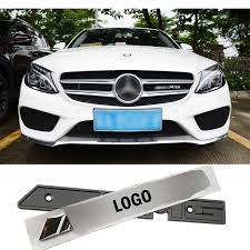 Star emblem 44mm logo bonnet hood standing for mercedes bonnet a2108800186. New Front Grill Exterior For Amg Stickers For Amg Grill Badge Emblem For Mercedes Benz Ang Models Car Refitting Accessory Silver Car Stickers Aliexpress