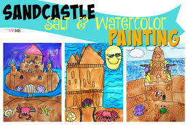 Free download and use them in in your design related work. Sandcastle Salt And Watercolor Painting Art Project Create Art With Me