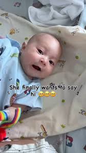 Our a little girl now have a little of energy and she wants to say hi and  thank you for your kindness ❤️❤️