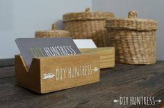 This fabric is easy to wash and dry, unlike the paper business cards holder. Diy Wooden Business Card Holder Diy Huntress Wooden Business Card Wooden Business Card Holder Card Holder Diy