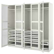 Many of our wardrobes include interior fittings such clothes rails and shelves to help you organise your stuff. Buy Wardrobe Combinations With Doors Pax System Ikea