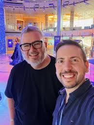 I'm onboard! Star Princess is buzzing with activity today. We're currently  walking around the ship