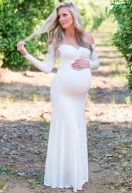 2018 christmas maternity dresses for pregnant long sleeve lace. Long Sleeve Baby Shower Gown Sexy Mama Maternity