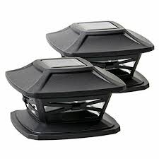Davinci Solar Post Lights For Fence Deck Solar Powered Warm White Led Lighting For Sale Online Ebay