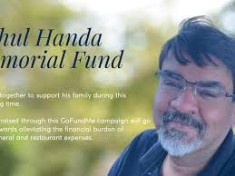 Fundraiser for Carol Handa by Charnjit Singh : Paying tribute to Rahul and  help his family cover expenses