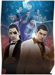 Yakuza 0 Poster Poster By Assassinhedgie Kiryu Poster Yakuza Anime