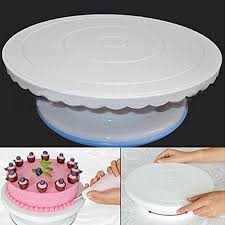 Rotating Revolving Cake Sugarcraft Turntable Decorating Stand Platform Click For Special Deals Cakedecorat No Bake Cake Cake Decorating Turntable New Cake