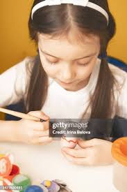 Easter Celebration With Cute Child High-Res Stock Photo