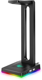 Havit Support Pour Casque De Jeu Rvb Avec Prise Aux 3 5 Mm Et 2 Ports Usb Support Durable Pour Casque De Jeu Amazon Ca Electronics