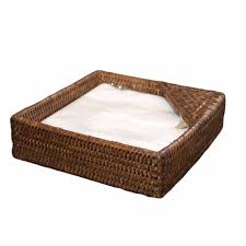 Shop for kitchen napkin holder at walmart.com. Natural Handwoven Rattan Napkin Holder Baker Rhodes