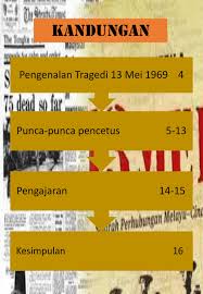 Punca peristiwa 13 mei 1969 pdf. E Folio Tragedi 13 Mei 1969 Flipbook By Nur Hafizatul Najwa Fliphtml5