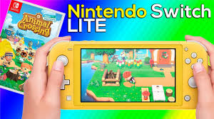 Animal Crossing New Horizons Nintendo Switch Lite Gameplay Day 1 Youtube